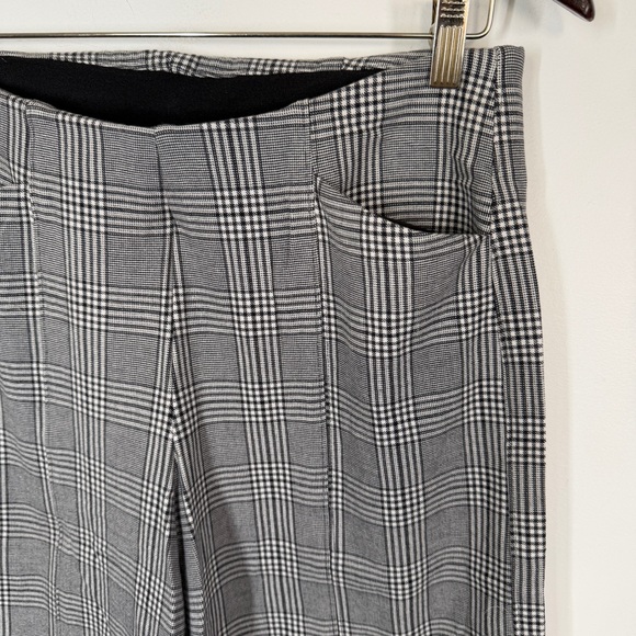 Old Navy High Waisted Plaid Pull On Wide Leg Pixie Pants Medium - Picture 3 of 6